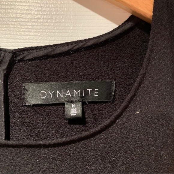 Dynamite Black Dress - Picture 3 of 4